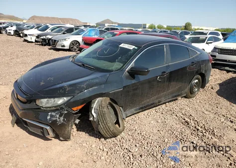 2020 Honda Civic Lx z USA, uszkodzony, nr VIN 19XFC2F60LE000357